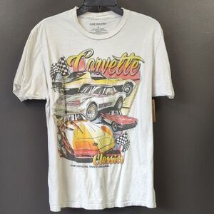 Chemistry Men's Classic Car Graphic Tee - White